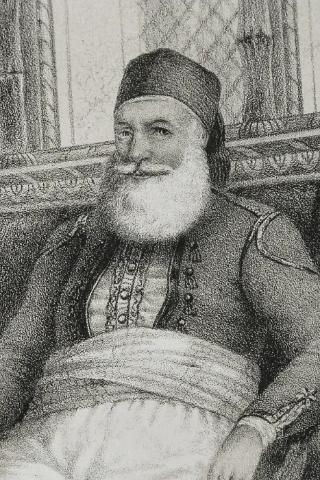 Framed Print : Muhammad Ali, (1769-1849), Pasha of Egypt from 1805 to 1848, 1852. Detail. Creator: Julio Donon Framed Print : Muhammad Ali, (1769-1849), Pasha of Egypt from 1805 to 1848, 1852. Detail. Creator: Julio Donon