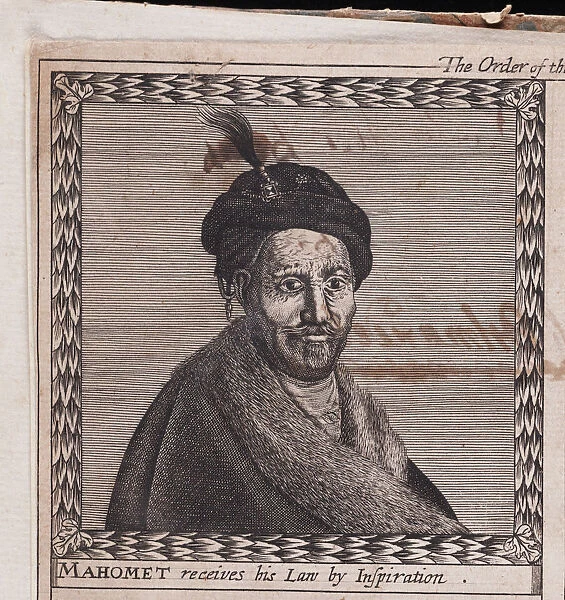 Muhammad (From: The order of the Inspirati), 1659. Artist: Anonymous