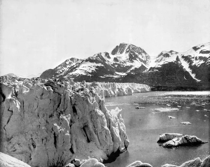 Framed Print : Muir Glacier, Alaska, USA, 1893. Artist: John L Stoddard Framed Print : Muir Glacier, Alaska, USA, 1893. Artist: John L Stoddard
