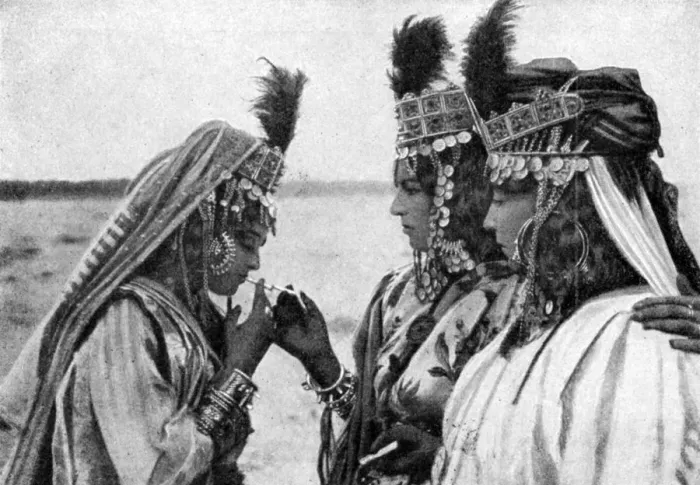 Framed Print : Mulatto girls of the Ouled Nails, Algeria, 1922. Artist: A Bougaut Framed Print : Mulatto girls of the Ouled Nails, Algeria, 1922. Artist: A Bougaut