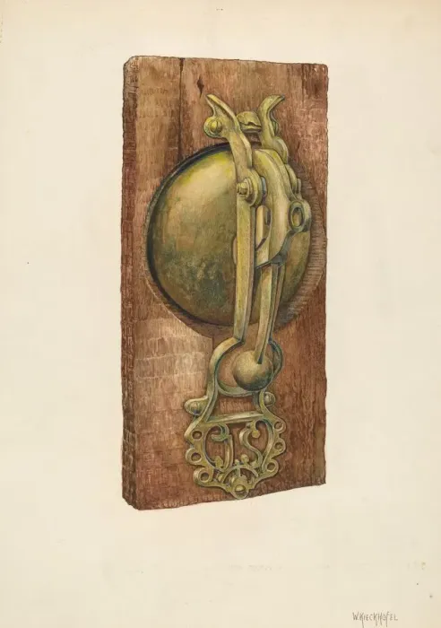 Framed Print : Mule Car Bell, c. 1939. Creator: William Kieckhofel Framed Print : Mule Car Bell, c. 1939. Creator: William Kieckhofel