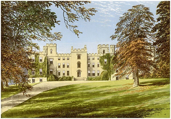 Mulgrave Castle, Yorkshire, home of the Marquis of Normanby, c1880