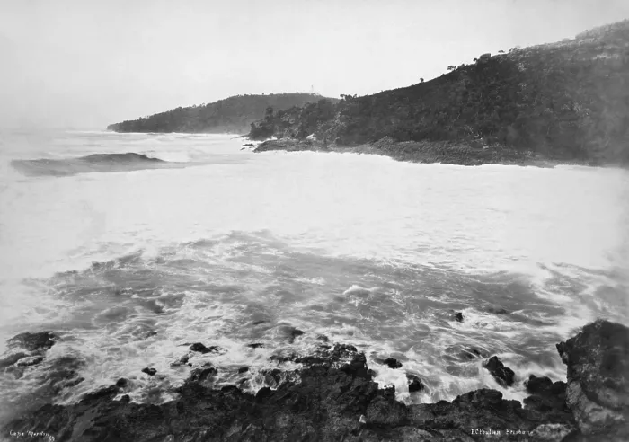 Framed Print : Mulgumpin, (Cape Moreton Island) Honeymoon Bay, 1894. Creator: Poul C Poulsen Framed Print : Mulgumpin, (Cape Moreton Island) Honeymoon Bay, 1894. Creator: Poul C Poulsen