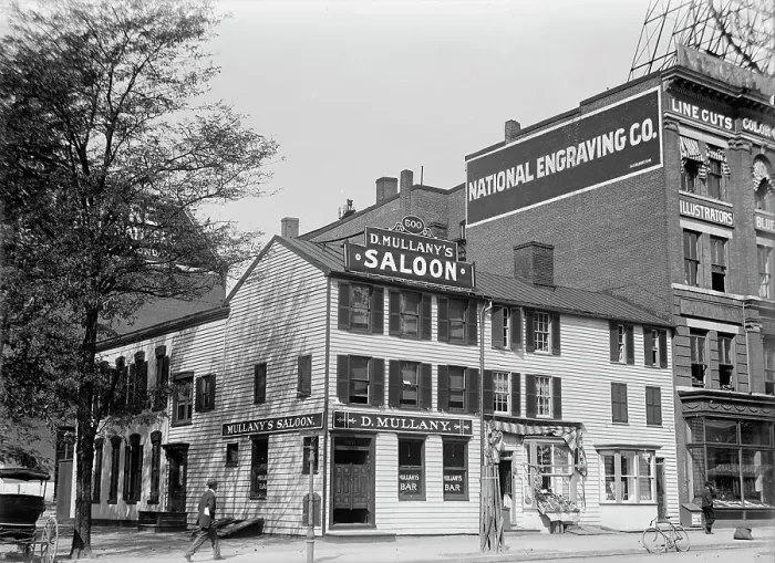 Framed Print : Mullany's Saloon, 1913. Creator: Harris & Ewing. Mullany's Saloon, 1913. Creator: Harris & Ewing Framed Print : Mullany's Saloon, 1913. Creator: Harris & Ewing. Mullany's Saloon, 1913. Creator: Harris & Ewing