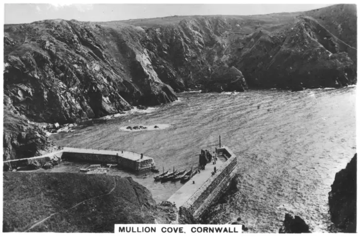 Framed Print : Mullion Cove, Cornwall, 1936 Framed Print : Mullion Cove, Cornwall, 1936