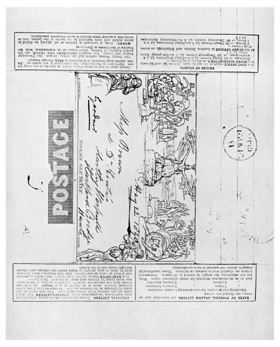 Framed Print : Mulreadys wrapper envelope, 1840 (1956) Framed Print : Mulreadys wrapper envelope, 1840 (1956)