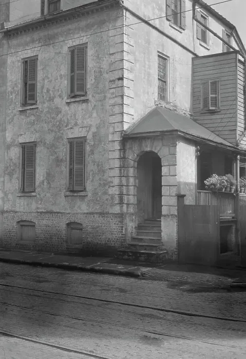 Framed Print : Multi-story house, [89 Wentworth Street], Charleston, South Carolina, between 1920 and 1926. Creator: Arnold Genthe