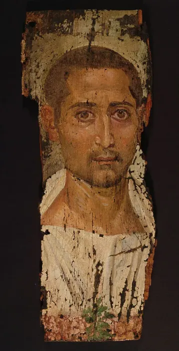 Framed Print : Mummy Portrait of a Bearded Man, A.D. 220-235. Creator: Unknown Framed Print : Mummy Portrait of a Bearded Man, A.D. 220-235. Creator: Unknown