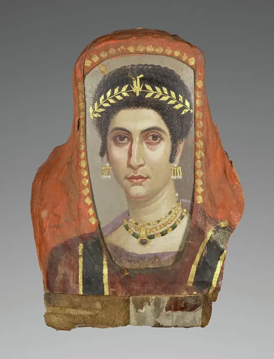 Framed Print : Mummy Portrait of a Woman, A.D. 100. Creator: Isidora Master Framed Print : Mummy Portrait of a Woman, A.D. 100. Creator: Isidora Master