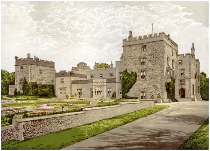 Framed Print : Muncaster Castle, Lord Muncaster, Cumberland, c1880 Framed Print : Muncaster Castle, Lord Muncaster, Cumberland, c1880