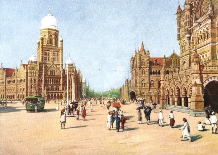 Framed Print : The Municipal Offices and Victoria Terminus, Bombay, India, early 20th century Framed Print : The Municipal Offices and Victoria Terminus, Bombay, India, early 20th century
