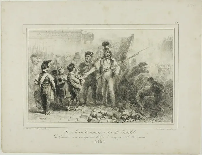 Framed Print : The Munitioners of July 28, 1831. Creator: Auguste Raffet Framed Print : The Munitioners of July 28, 1831. Creator: Auguste Raffet