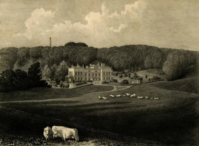 Framed Print : Muntham, 1835. Creator: Charles J Smith Framed Print : Muntham, 1835. Creator: Charles J Smith