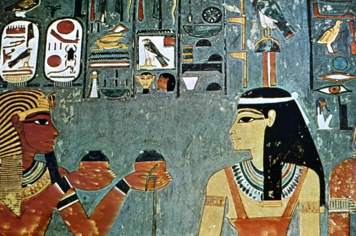 Framed Print : Mural from the Tombs of the Nobles, Thebes, Luxor, Egypt Framed Print : Mural from the Tombs of the Nobles, Thebes, Luxor, Egypt