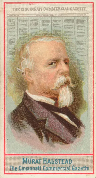 Framed Print : Murat Halstead, The Cincinnati Commercial Gazette, from the American Editors series (N1 Framed Print : Murat Halstead, The Cincinnati Commercial Gazette, from the American Editors series (N1