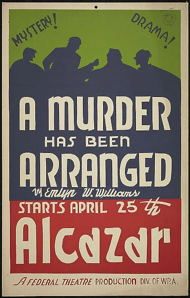 A Murder Has Been Arranged, San Francisco, 1938. Creator: Unknown