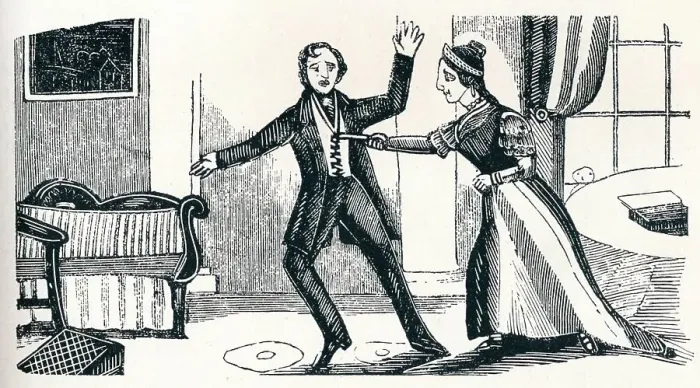 Framed Print : Murder of Captain Lawson (A Cock), c1840, (1902) Framed Print : Murder of Captain Lawson (A Cock), c1840, (1902)