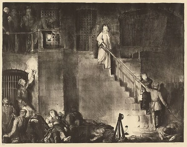 Murder of Edith Cavell, 1918. Creator: George Wesley Bellows
