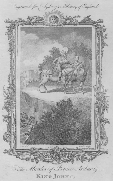 Framed Print : The Murder of Prince Arthur by King John, 1773. Creator: William Walker Framed Print : The Murder of Prince Arthur by King John, 1773. Creator: William Walker