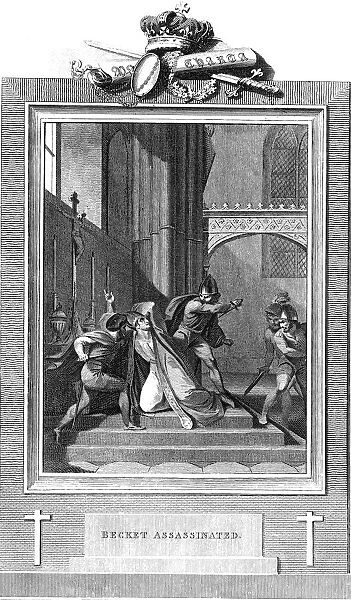 The murder of Thomas a Becket, 1170 (1825)