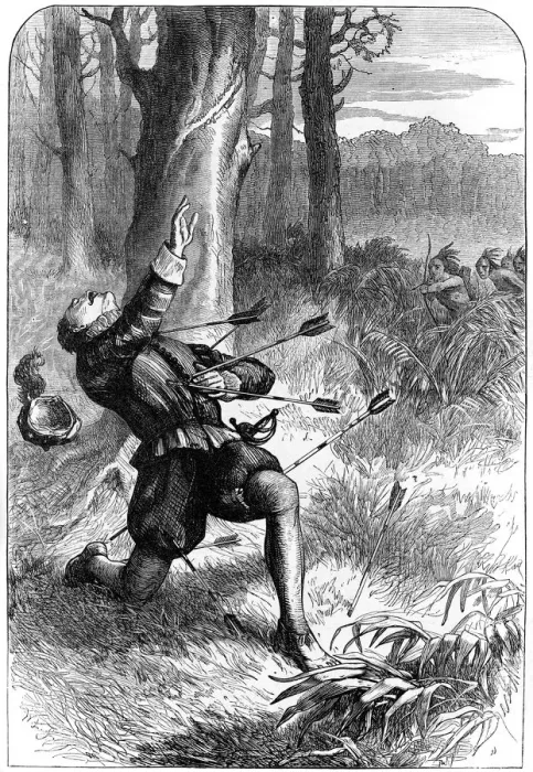 Framed Print : Murder of Whites assistant, c1580s (c1880) Framed Print : Murder of Whites assistant, c1580s (c1880)