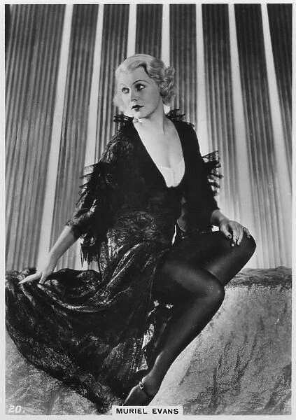 Muriel Evans, American film actress, c1938