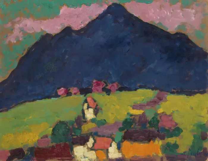 Framed Print : Murnau, 1910. Creator: Alexei Jawlensky Framed Print : Murnau, 1910. Creator: Alexei Jawlensky