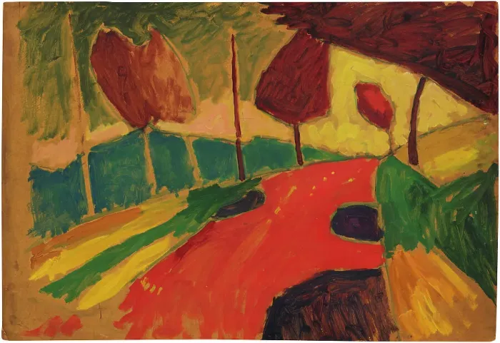 Framed Print : Murnau Landscape, 1909. Creator: Javlensky; Alexei; von (1864-1941) Framed Print : Murnau Landscape, 1909. Creator: Javlensky; Alexei; von (1864-1941)