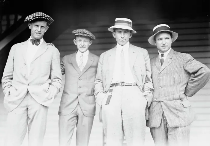 Framed Print : Murray, Johnston, McLaughlin [i.e. McLoughlin], Bundy, 1914. Creator: Bain News Service