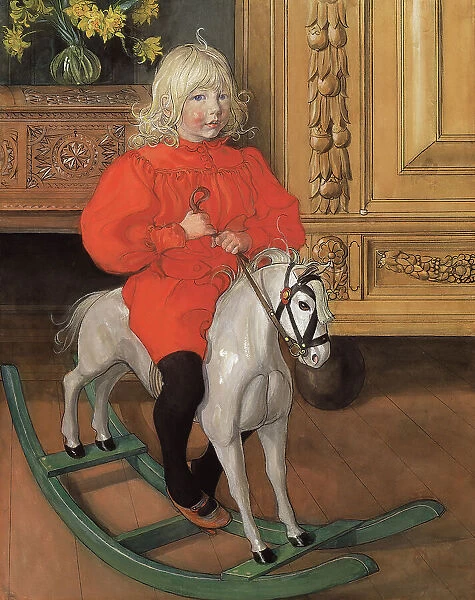 'Murre'. Portrait of Casimir Laurin, 1900. Creator: Carl Larsson. 'Murre'. Portrait of Casimir Laurin, 1900. Creator: Carl Larsson
