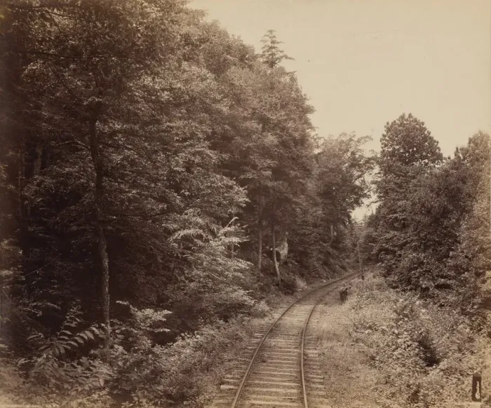 Framed Print : Musconetcong Glen, c. 1895. Creator: William H Rau Framed Print : Musconetcong Glen, c. 1895. Creator: William H Rau