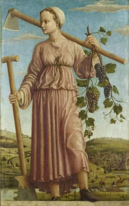 Framed Print : The Muse Polyhymnia, ca 1459. Creator: Francesco del Cossa (1436-1478) Framed Print : The Muse Polyhymnia, ca 1459. Creator: Francesco del Cossa (1436-1478)