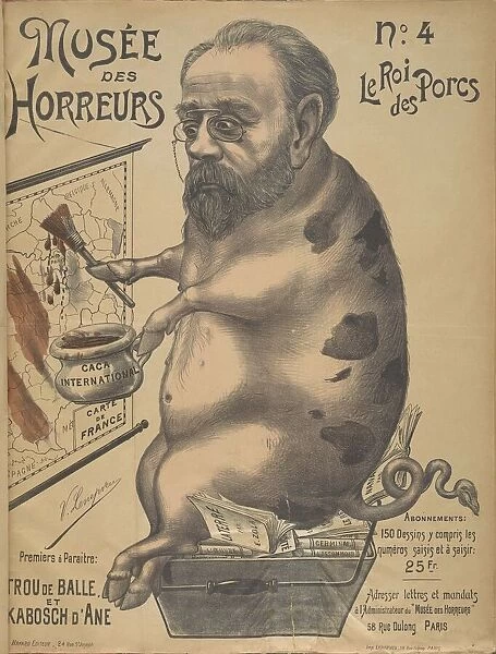 Musée des Horreurs (Gallery of Horrors): Émile Zola, 1899