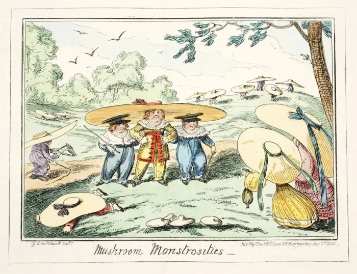 Framed Print : Mushroom Monstrosities, 1835 Framed Print : Mushroom Monstrosities, 1835