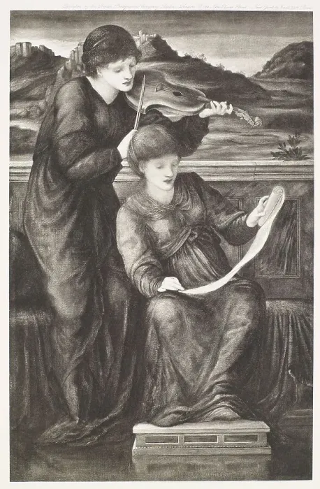 Framed Print : Music, c1870s, (1900). Creator: Unknown Framed Print : Music, c1870s, (1900). Creator: Unknown