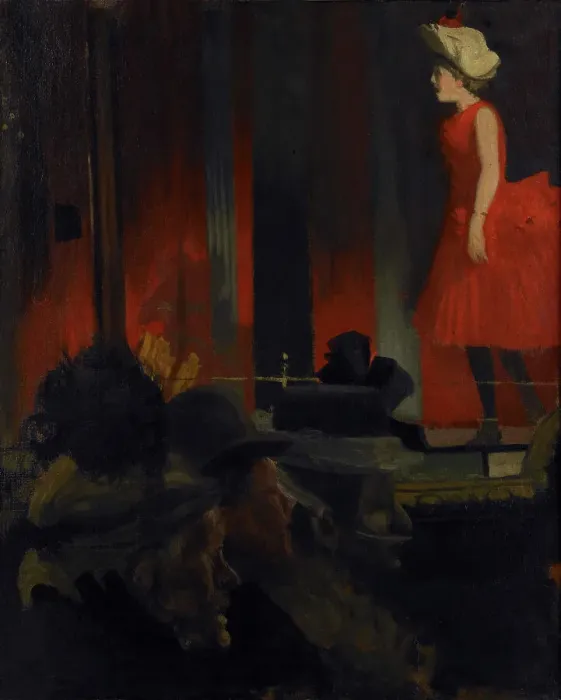 Framed Print : Music hall, 1888-1889. Creator: Sickert, Walter Richard (1860-1942) Framed Print : Music hall, 1888-1889. Creator: Sickert, Walter Richard (1860-1942)