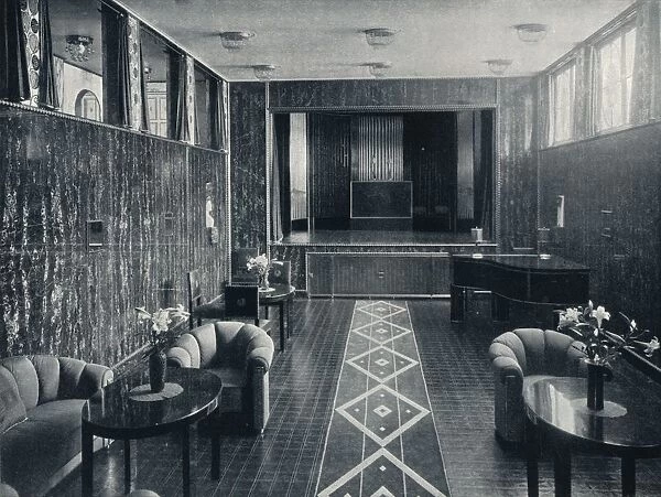 The Music Room of the Stoclet Palace, Brussels, Belgium, c1914