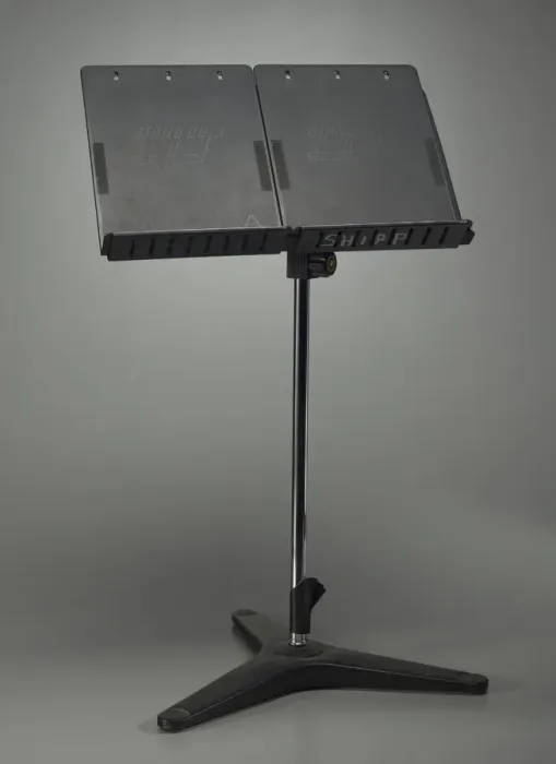 Framed Print : Music stand used by Ginger Smock, late 20th century. Creator: Belmonte