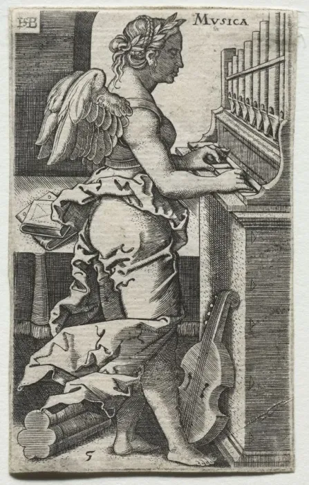 Framed Print : Musica. Creator: Unknown Framed Print : Musica. Creator: Unknown