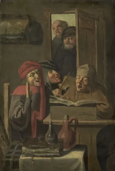 Framed Print : Musical Company, 1620-1750. Creator: Unknown