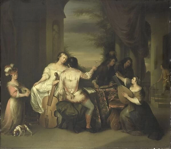 A Musical Company, 1730-1757. Creator: Melchior Brassauw