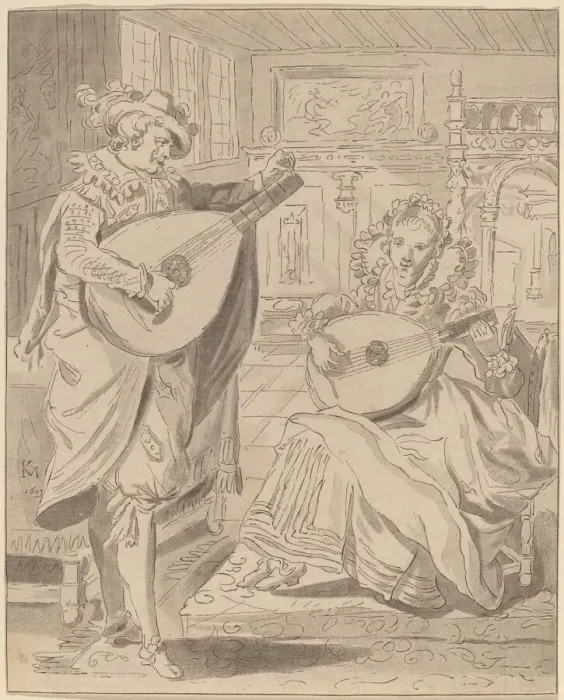 Framed Print : Musical Company, 1772, published 1774. Creator: Bernhard Schreuder Framed Print : Musical Company, 1772, published 1774. Creator: Bernhard Schreuder