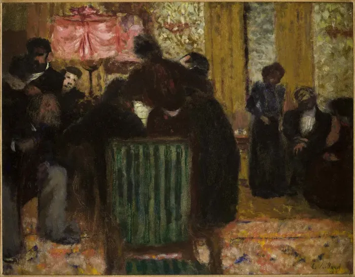 Framed Print : The Musical Soiree, ca 1896-1899. Creator: Vuillard, Edouard (1868-1940) Framed Print : The Musical Soiree, ca 1896-1899. Creator: Vuillard, Edouard (1868-1940)