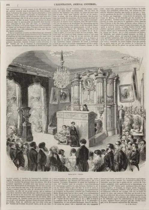 Framed Print : The Musical Soiree at the Pauline Viardot-Garcias Salon, 1853 Framed Print : The Musical Soiree at the Pauline Viardot-Garcias Salon, 1853