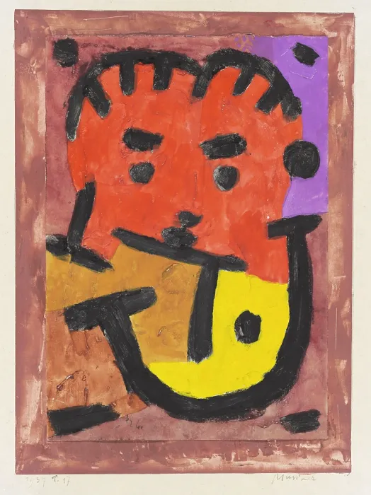 Framed Print : Musician, 1937. Creator: Klee, Paul (1879-1940) Framed Print : Musician, 1937. Creator: Klee, Paul (1879-1940)