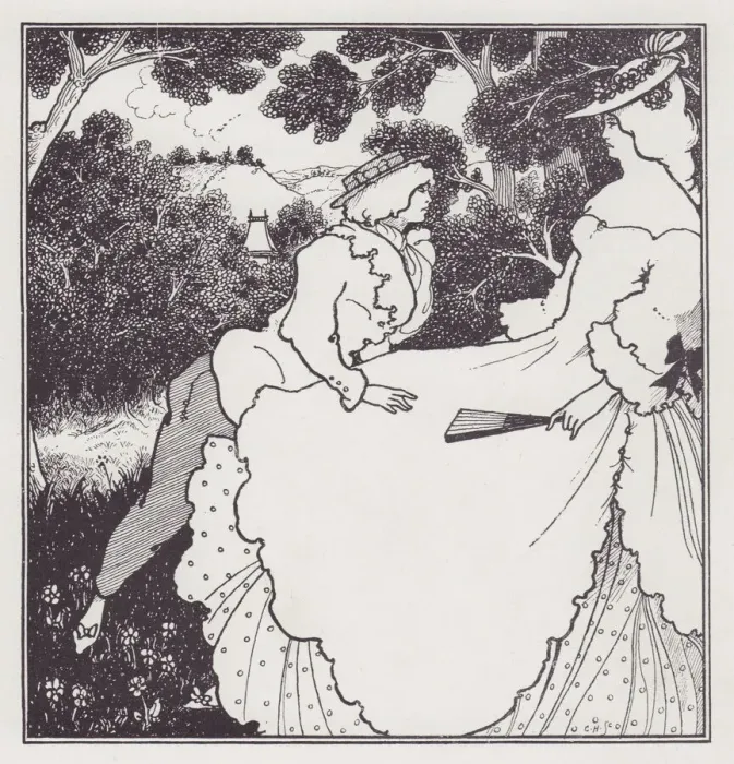 Framed Print : The Three Musicians II, 1895. Creator: Aubrey Beardsley