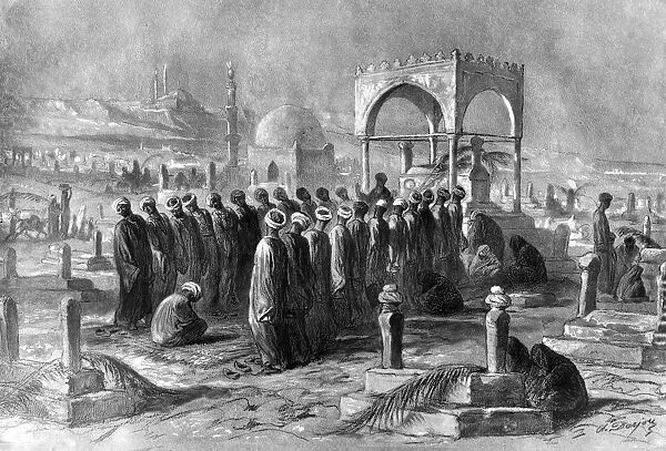 Muslims, Egypt, 1872. Artist: Alfred-Henri Darjou