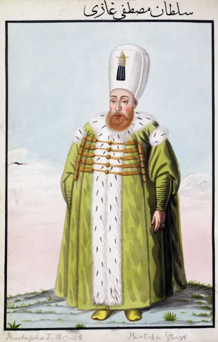 Framed Print : Mustafa I, Ottoman Emperor, (1808). Artist: John Young Framed Print : Mustafa I, Ottoman Emperor, (1808). Artist: John Young
