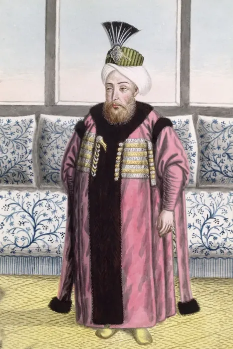 Framed Print : Mustafa II, Ottoman Emperor, (1808). Artist: John Young Framed Print : Mustafa II, Ottoman Emperor, (1808). Artist: John Young