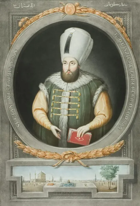 Framed Print : Mustapha Kahn, from Portraits of the Emperors of Turkey, 1815. Creator: John Young Framed Print : Mustapha Kahn, from Portraits of the Emperors of Turkey, 1815. Creator: John Young